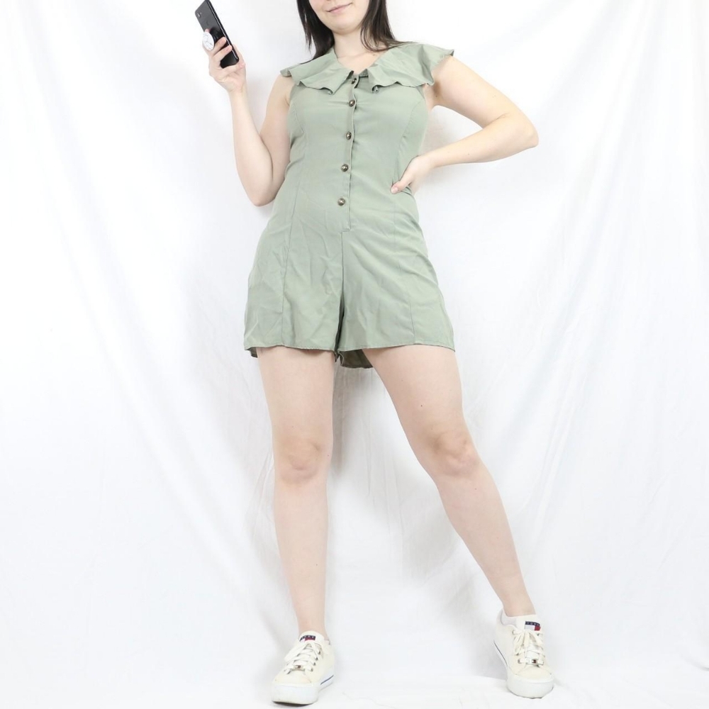 Vintage Green Romper